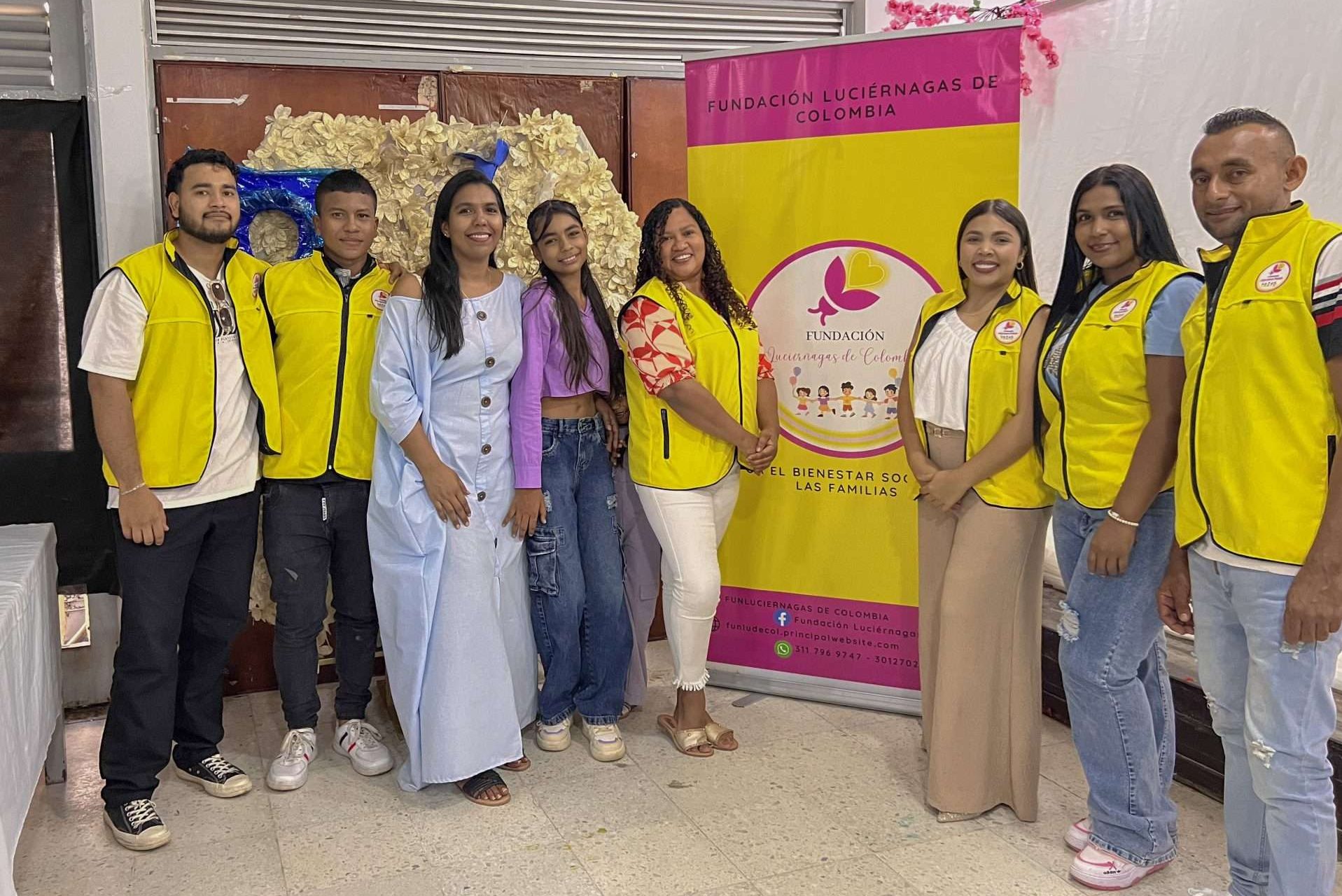 Equipo de la Fundación Luciérnagas de Colombia